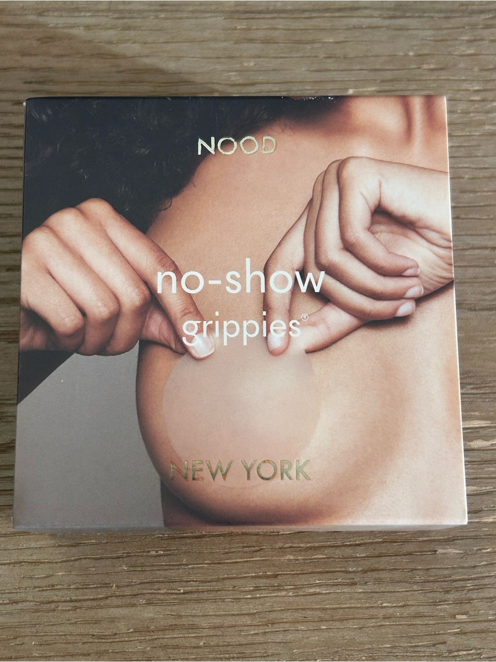 NOOD No-Show Grippies Non- Adhesive Nipple Covers - Buff 3”
